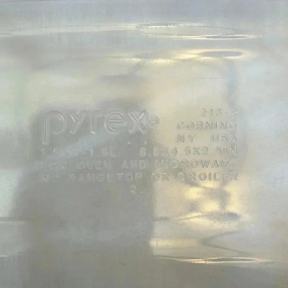 Pyrex 213-R Clear Glass Loaf Pans Bakeware Casserole Dishes Set of 2 - Picture 8 of 9